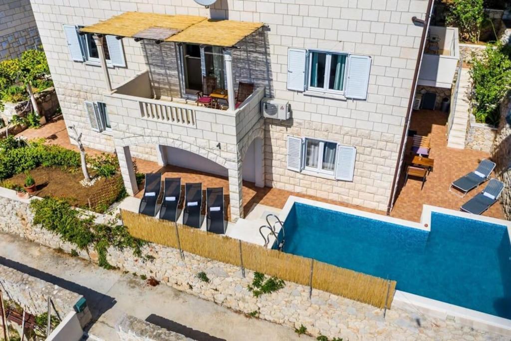 Wave N' Sea Apartment With A Private Pool Дубровник Екстериор снимка